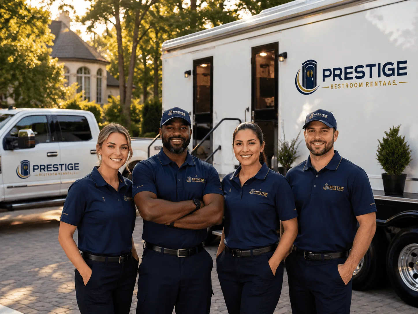 Trusted Luxury Portable Restrooms company in Bock, MN